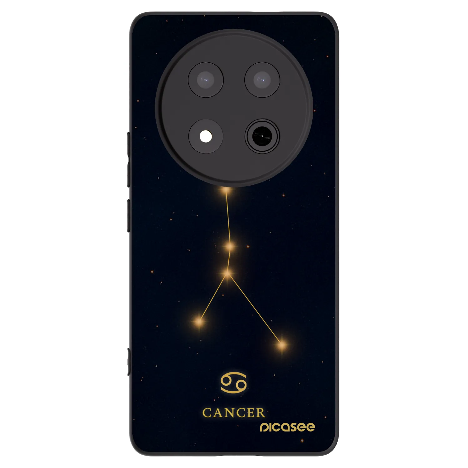 Picasee crna silikonska maskica za Honor Magic7 Lite 5G - CANCER