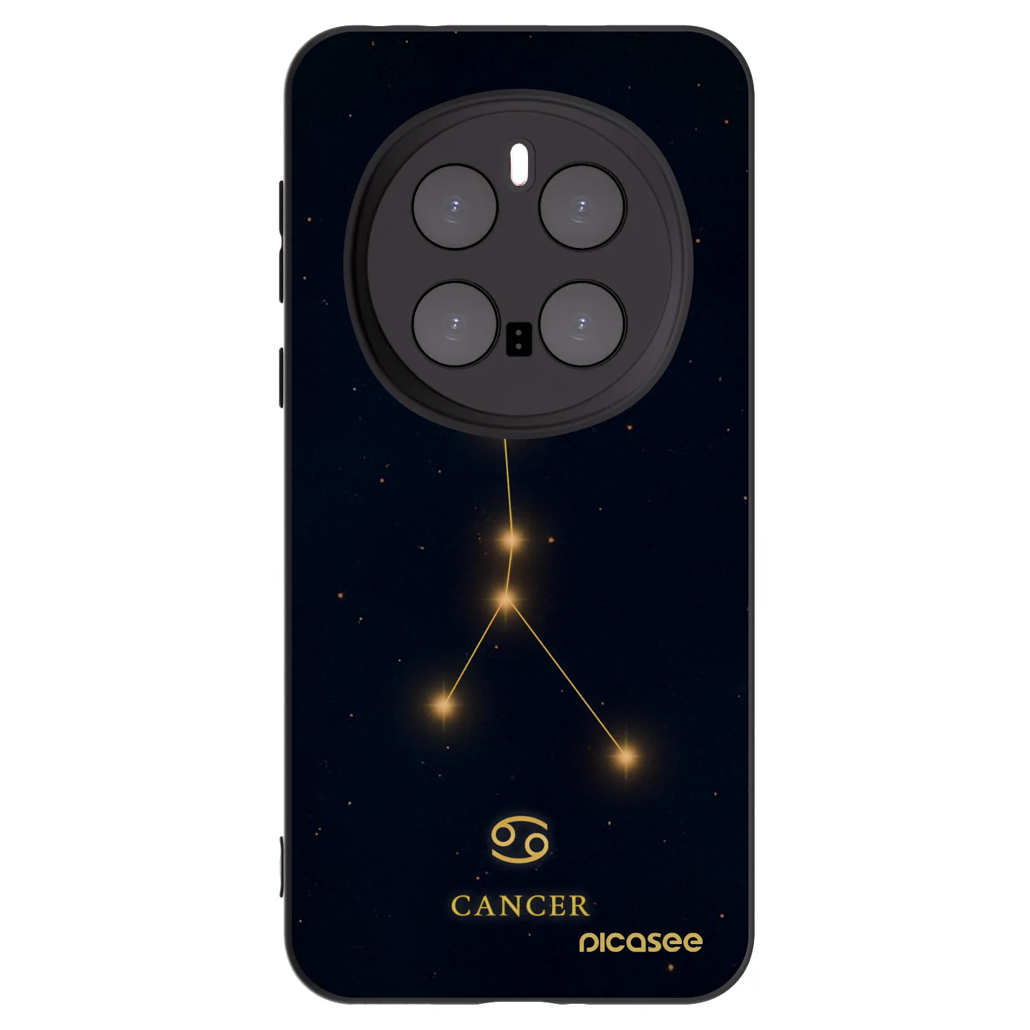 Picasee crna silikonska maskica za Honor Magic7 Pro 5G - CANCER