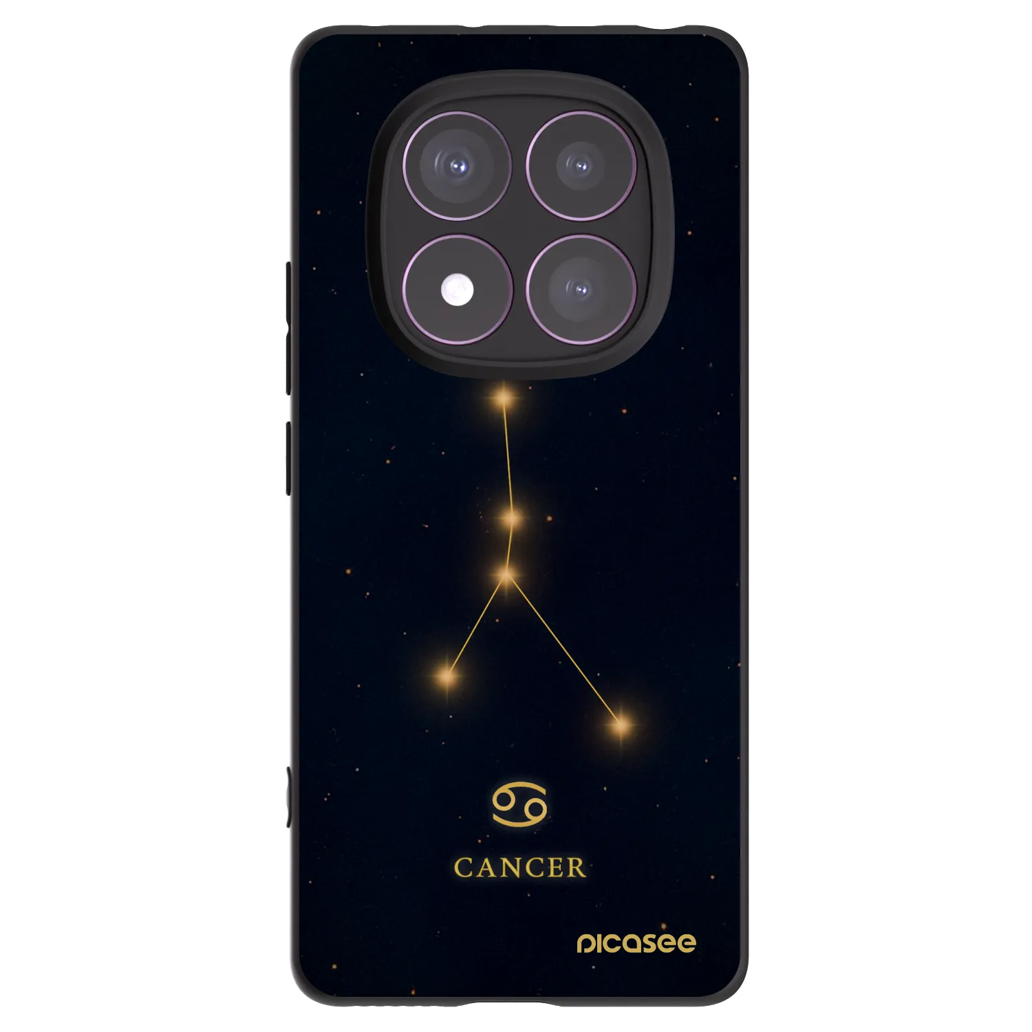 Picasee crna silikonska maskica za Xiaomi Redmi Note 14 Pro 4G - CANCER