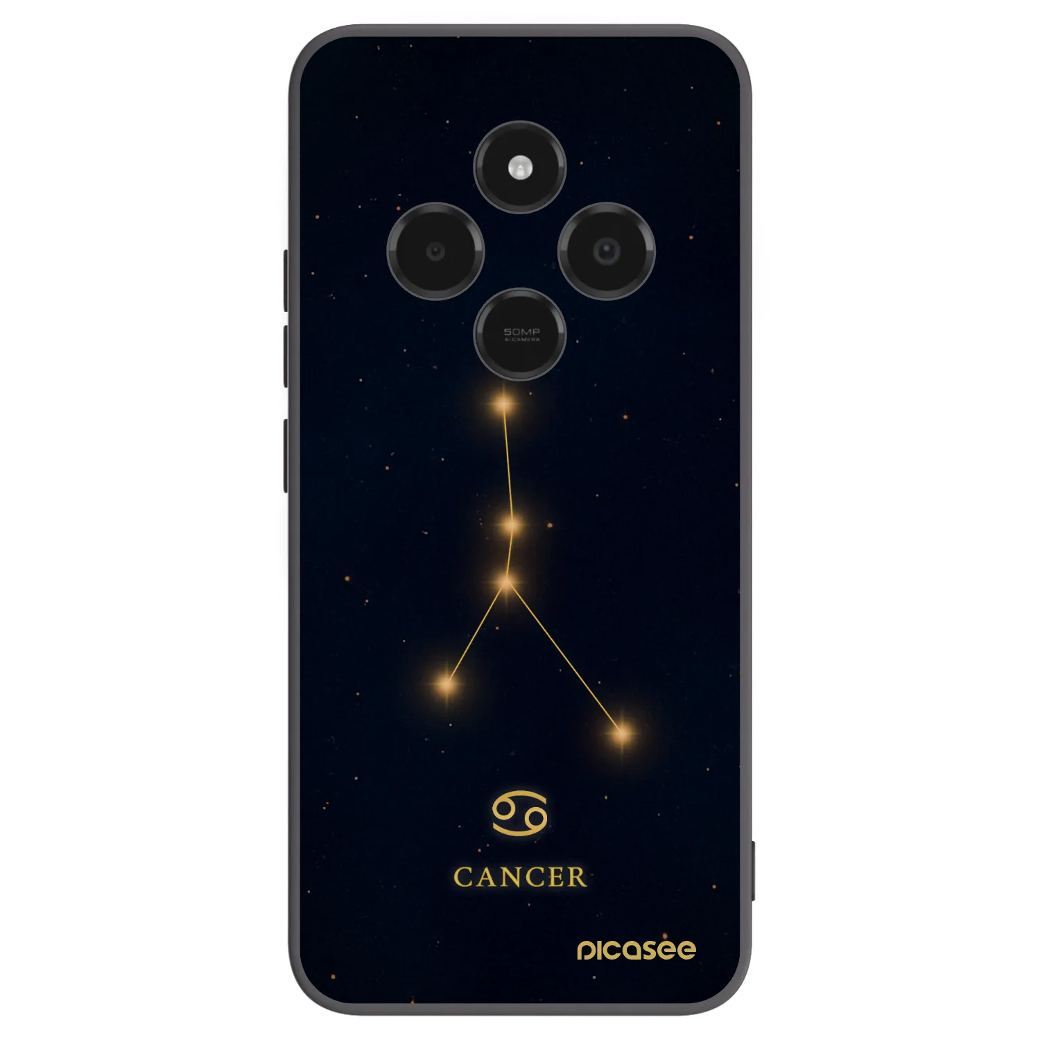 Picasee crna silikonska maskica za Xiaomi Poco C75 - CANCER