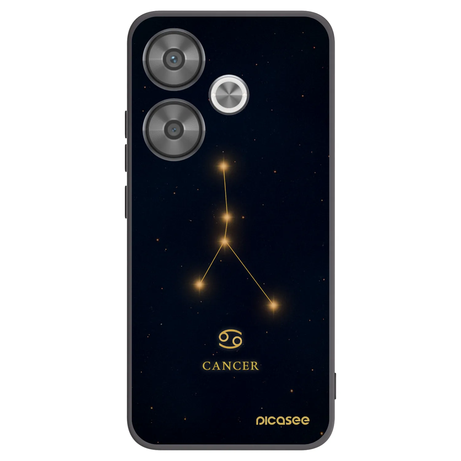 Picasee crna silikonska maskica za Xiaomi Poco F6 - CANCER