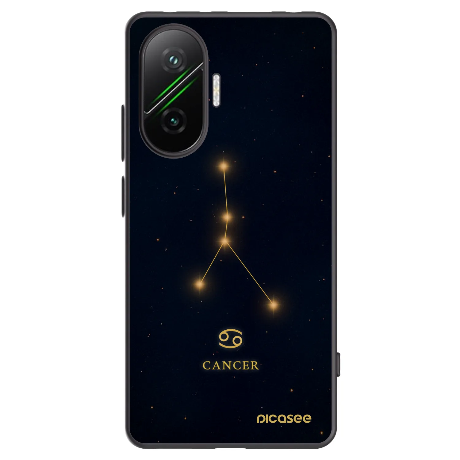 Picasee crna silikonska maskica za Xiaomi Poco F7 5G - CANCER