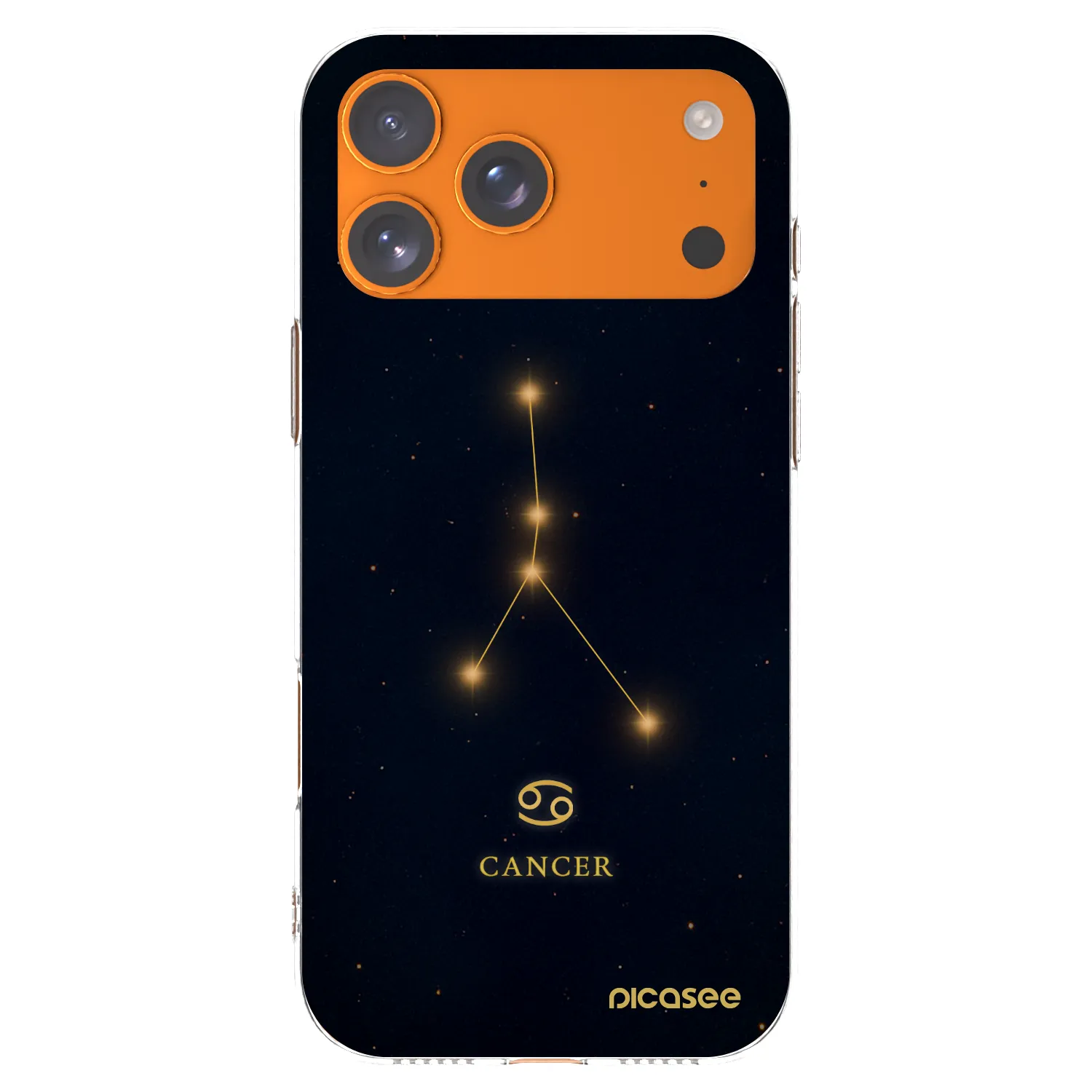 Picasee silikonska prozirna maskica za Apple iPhone 17 Pro Max - CANCER