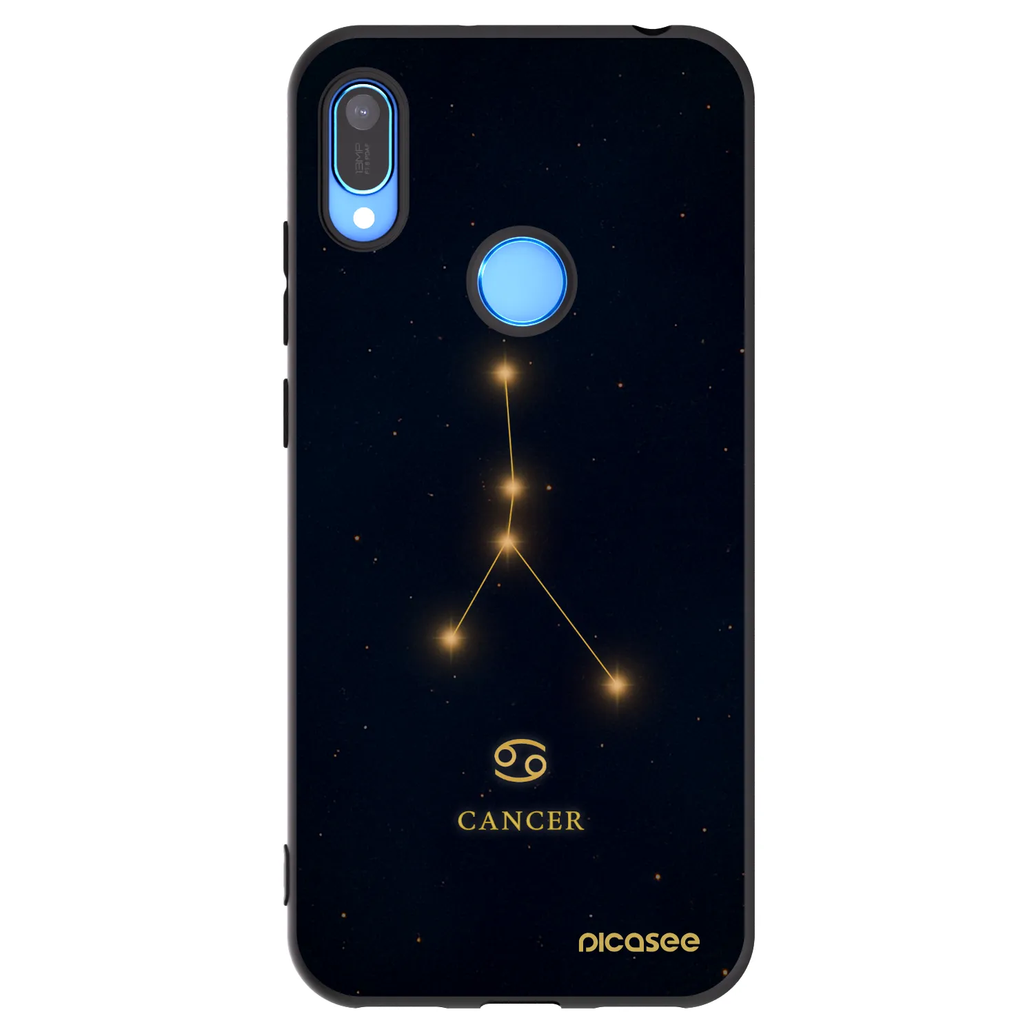 Picasee crna silikonska maskica za Huawei Y6 2019 - CANCER