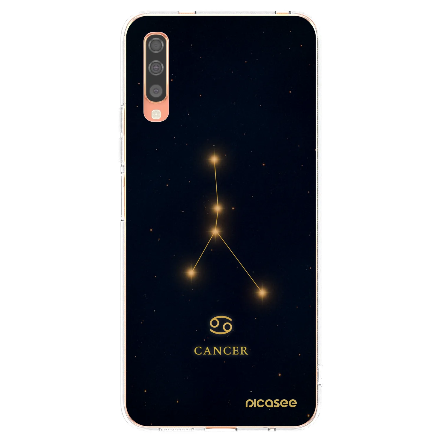 Picasee silikonska prozirna maskica za Samsung Galaxy A70 A705F - CANCER
