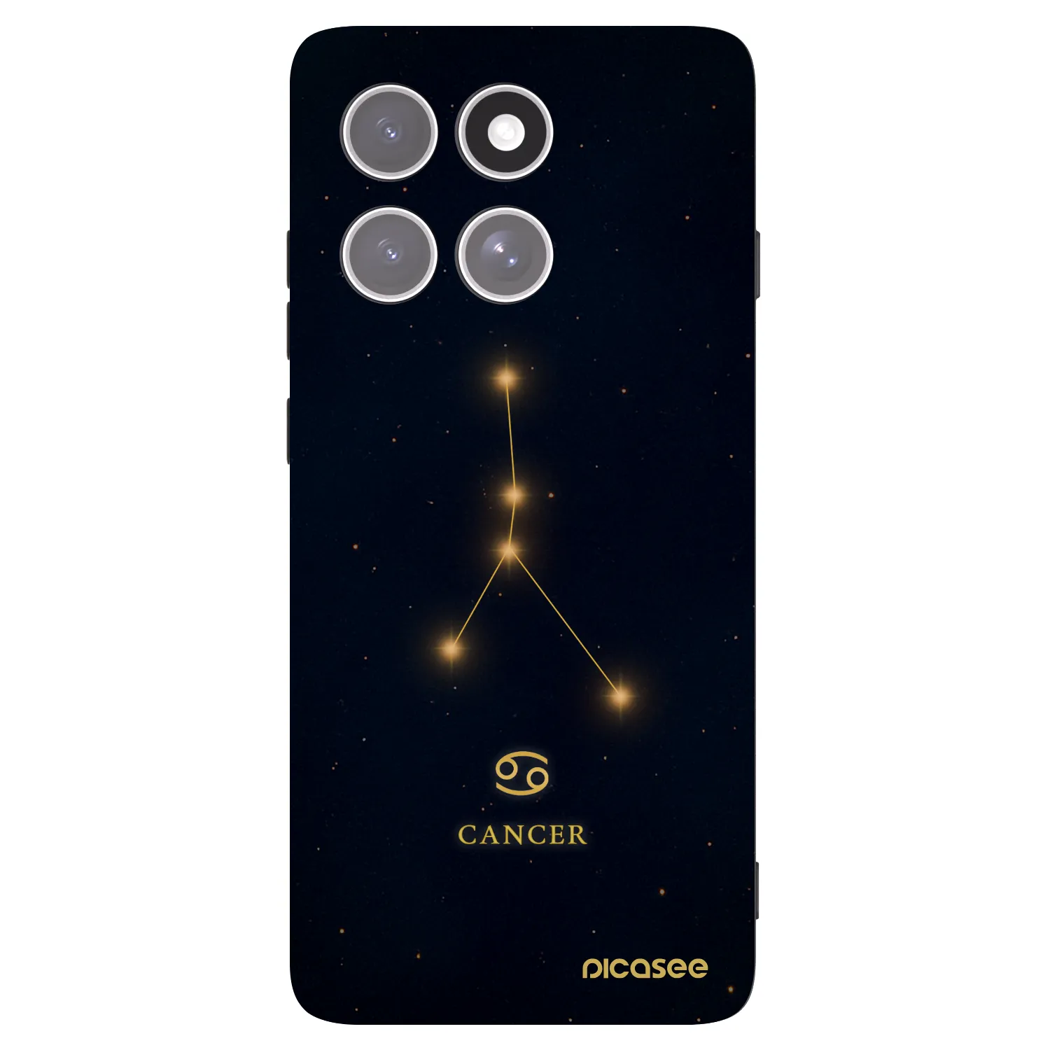 Picasee crna silikonska maskica za Motorola Edge 60 Pro - CANCER