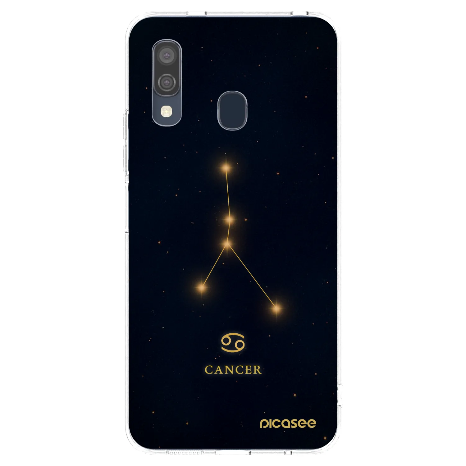 Picasee silikonska prozirna maskica za Samsung Galaxy A40 A405F - CANCER
