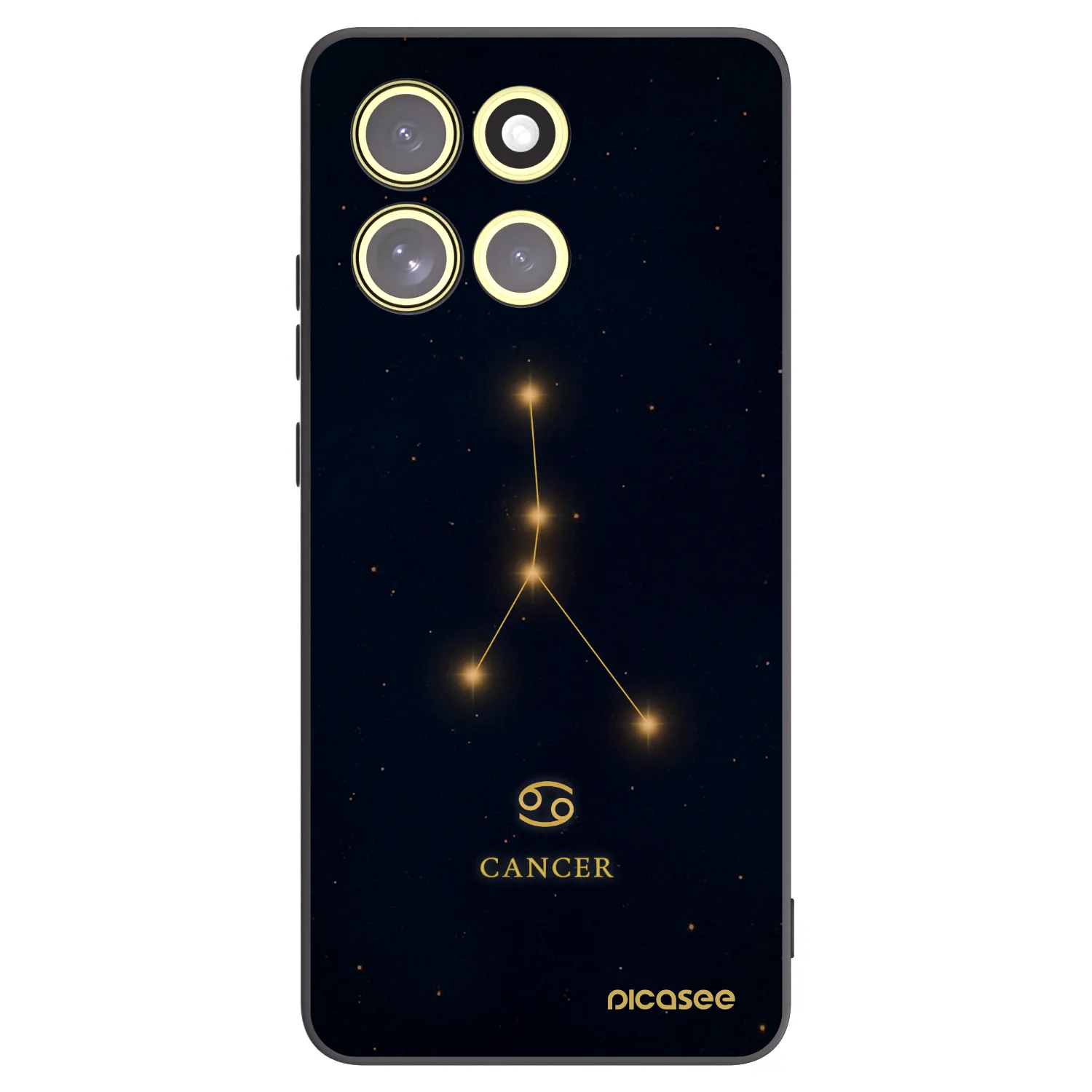 Picasee crna silikonska maskica za Motorola Moto G86 5G - CANCER