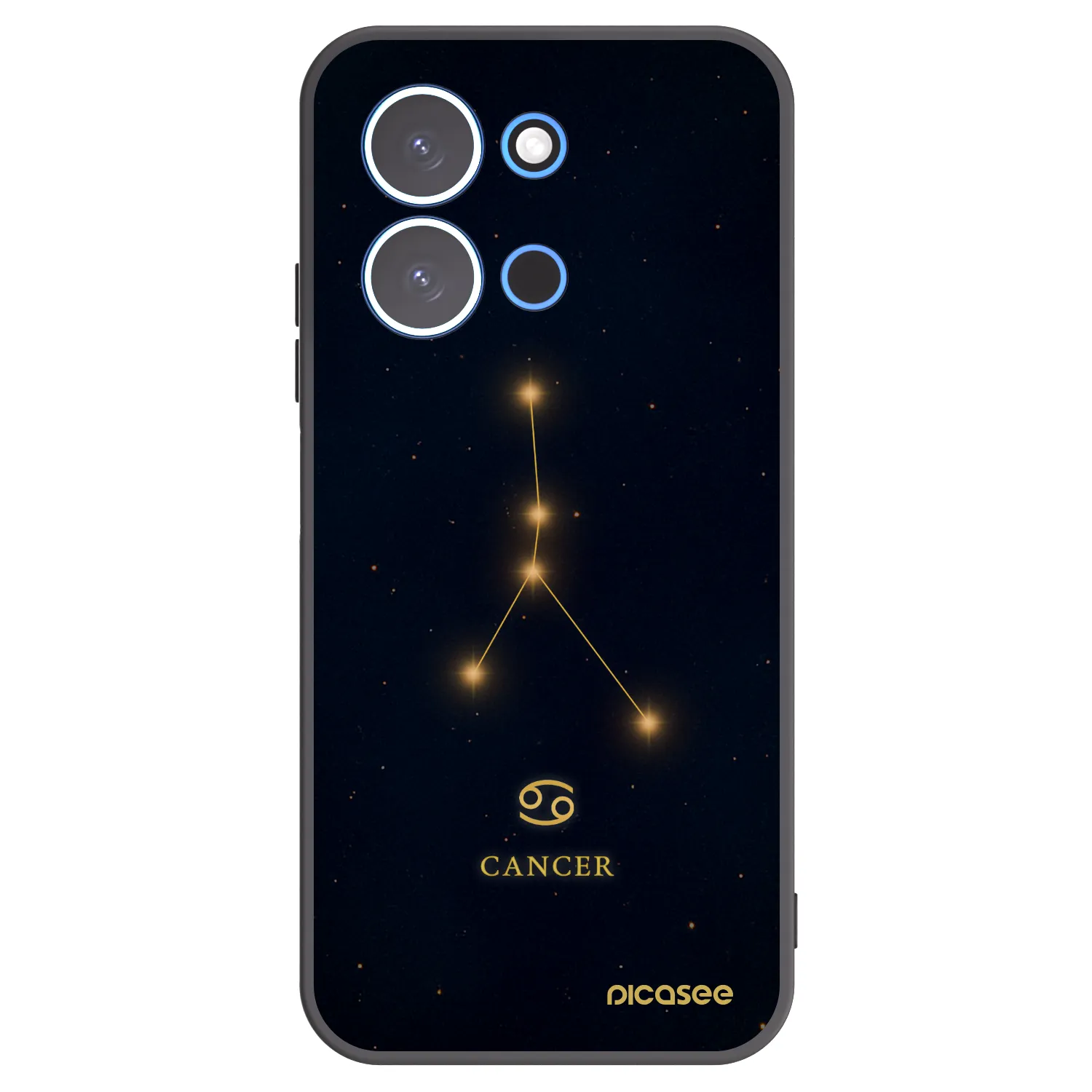 Picasee crna silikonska maskica za Xiaomi Redmi 15C 4G - CANCER