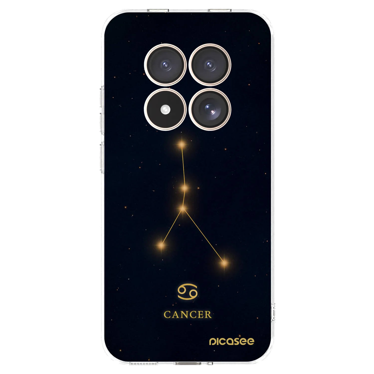 Picasee silikonska prozirna maskica za Xiaomi Redmi Note 15 Pro 4G - CANCER