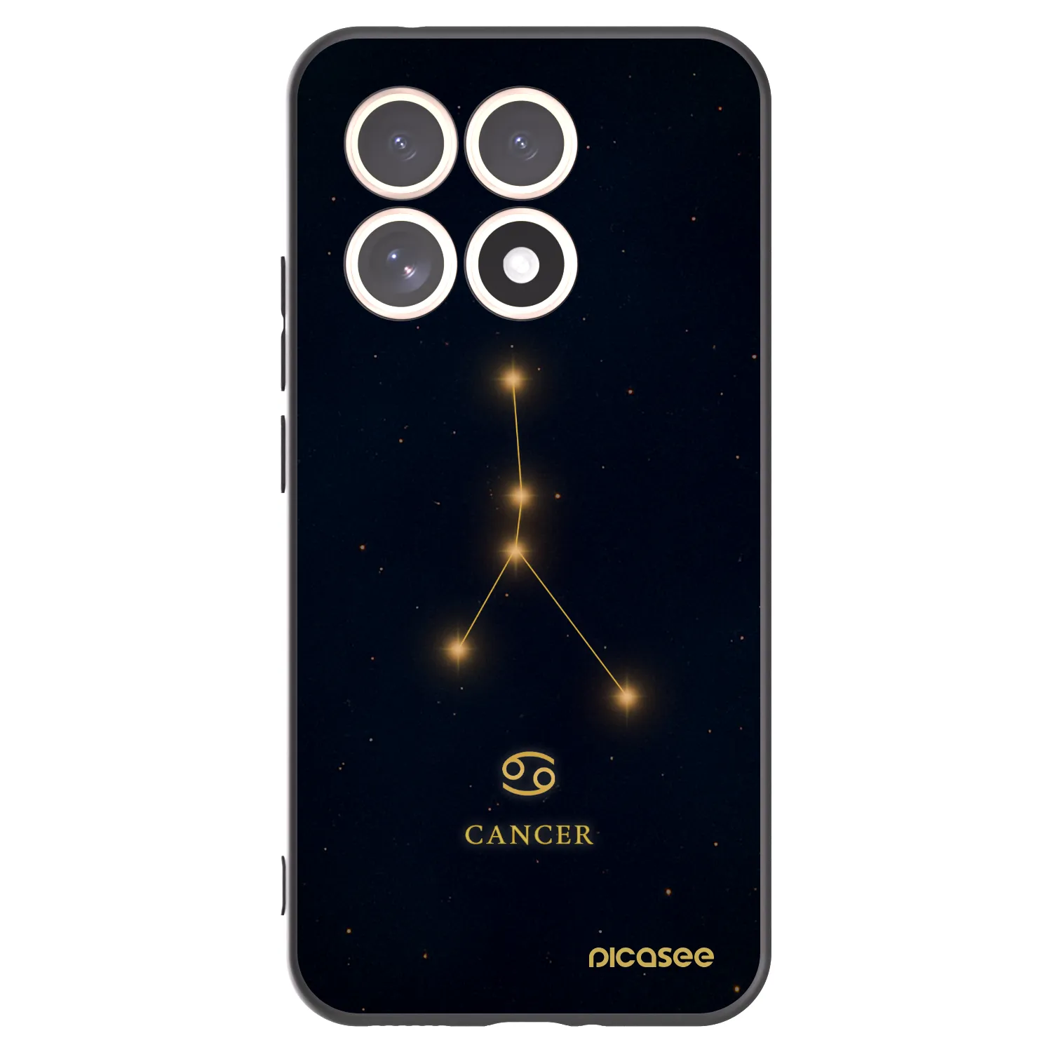 Picasee crna silikonska maskica za Xiaomi 15T - CANCER