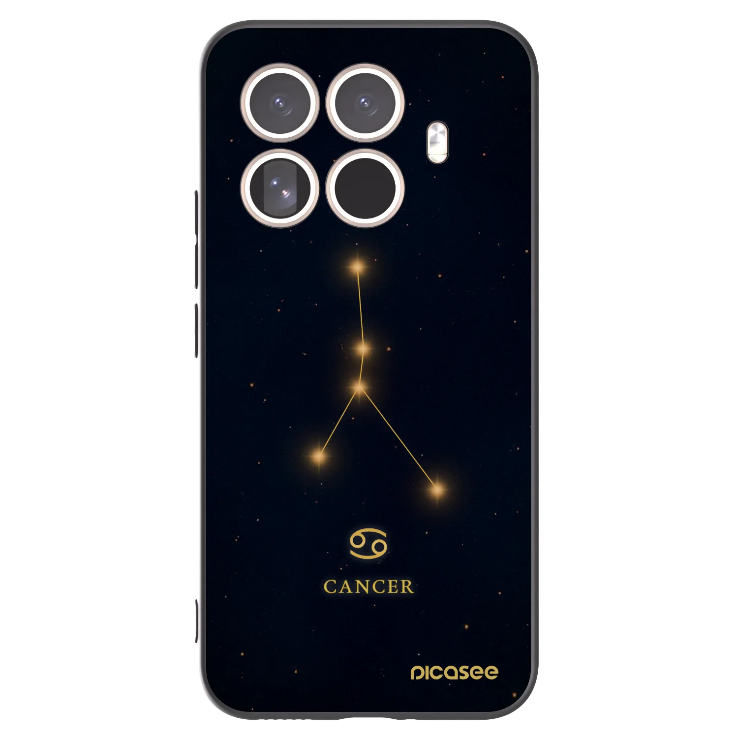 Picasee crna silikonska maskica za Xiaomi 15T Pro - CANCER
