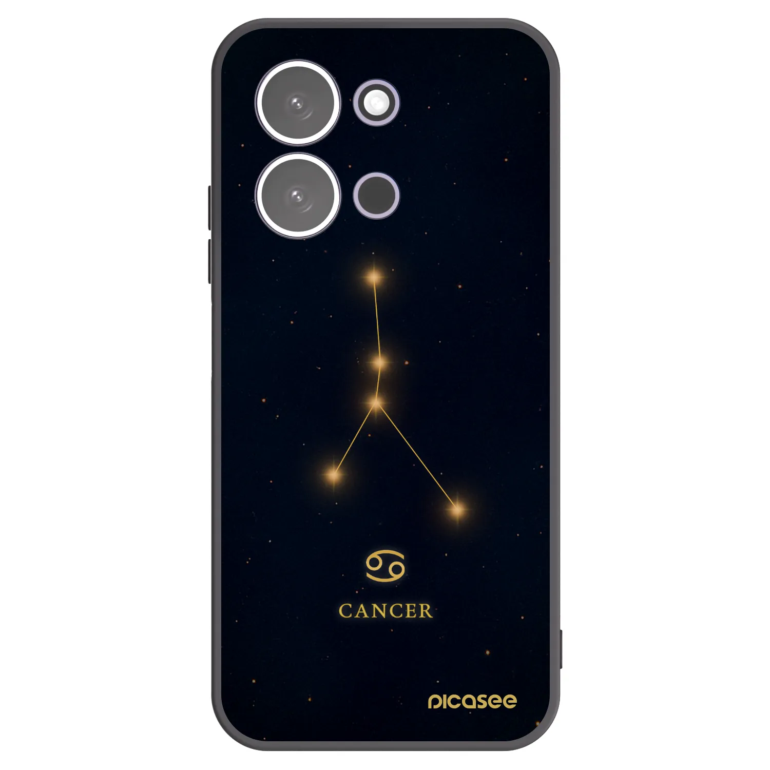 Picasee crna silikonska maskica za Xiaomi Redmi 15C 5G - CANCER