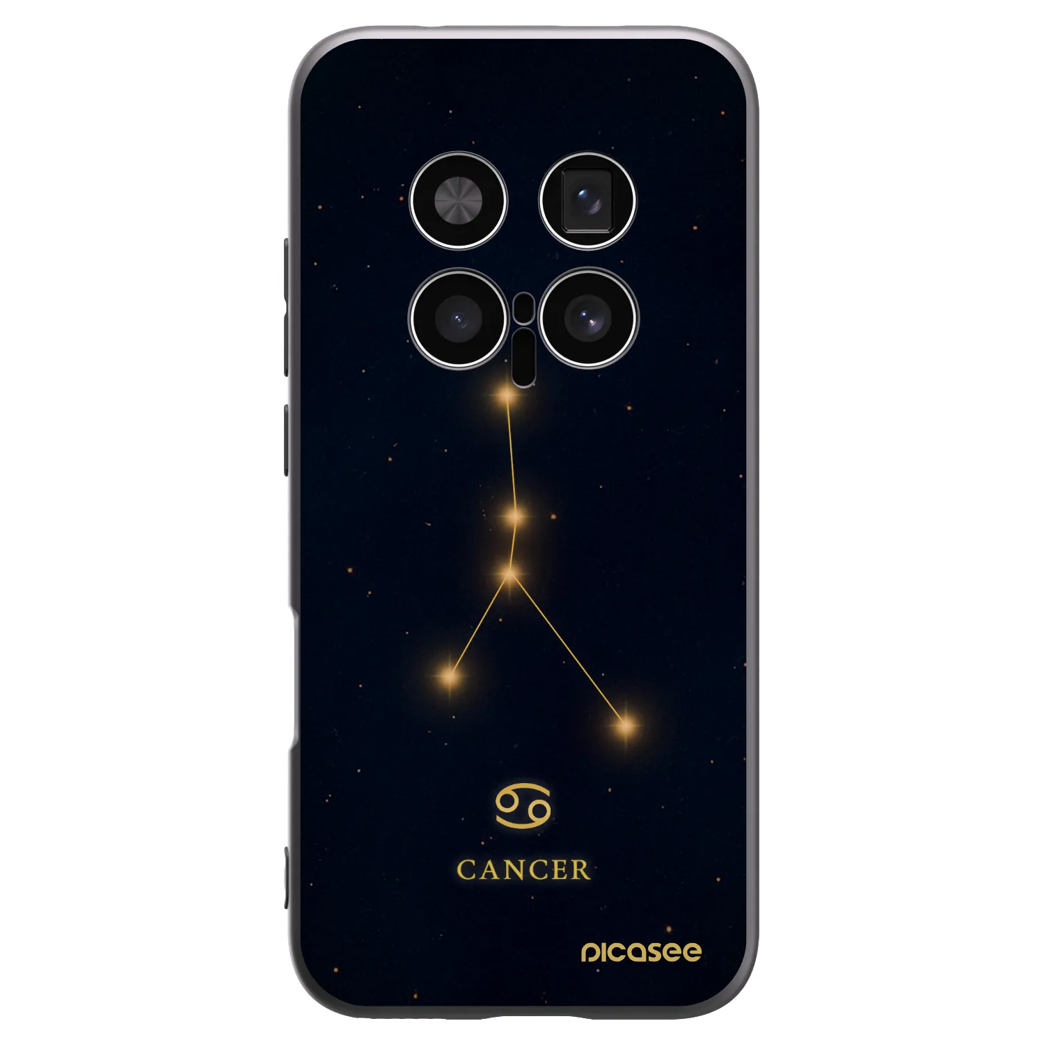 Picasee crna silikonska maskica za Honor Magic8 Pro 5G - CANCER