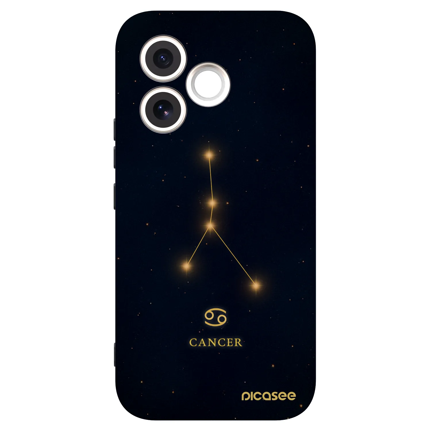 Picasee crna silikonska maskica za Honor 600 Lite - CANCER