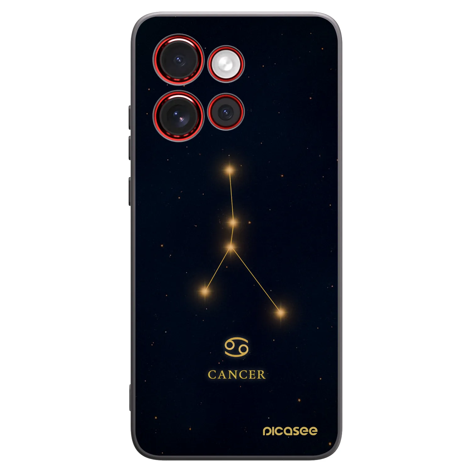 Picasee crna silikonska maskica za Motorola Edge 60 Neo 5G - CANCER