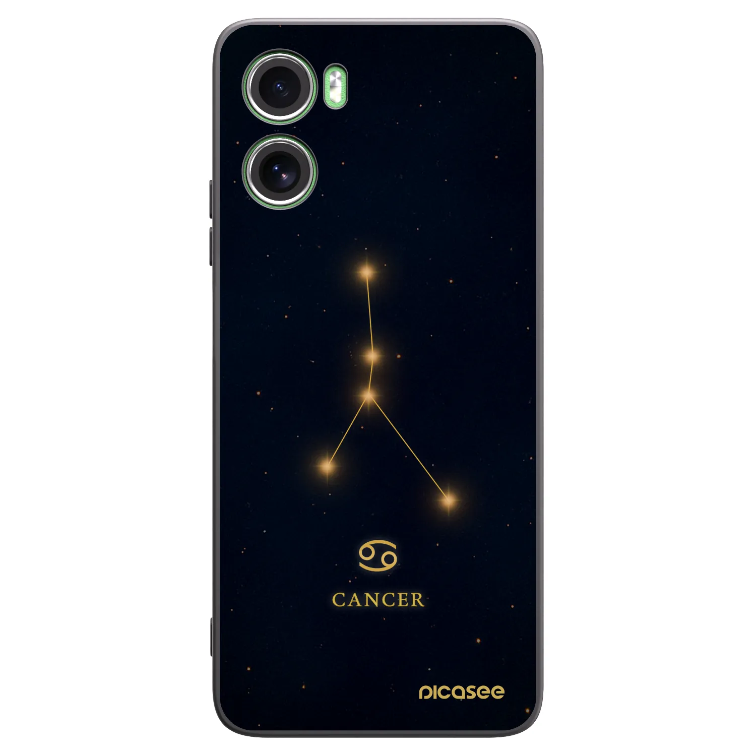 Picasee crna silikonska maskica za Motorola Moto G06 - CANCER