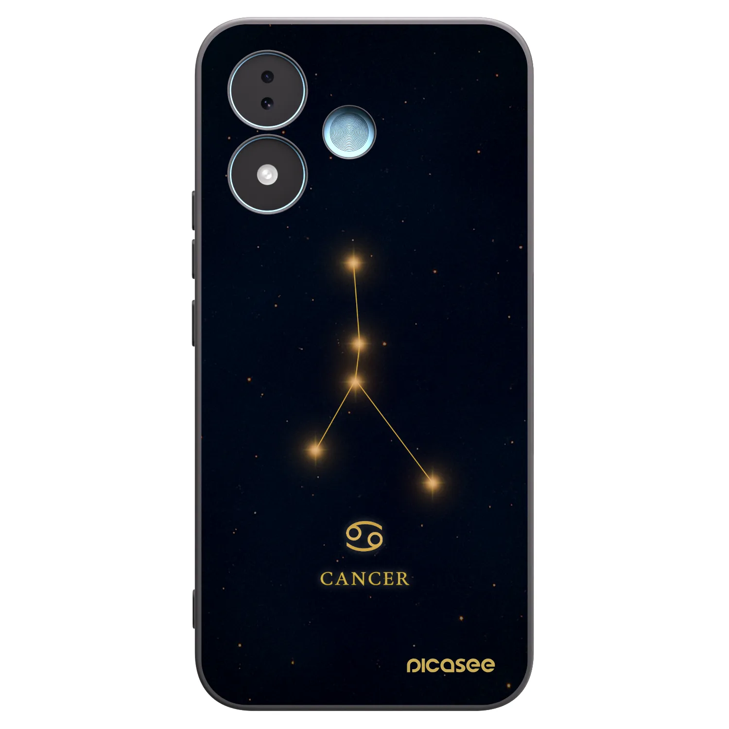 Picasee crna silikonska maskica za Xiaomi Redmi Note 17 5G - CANCER