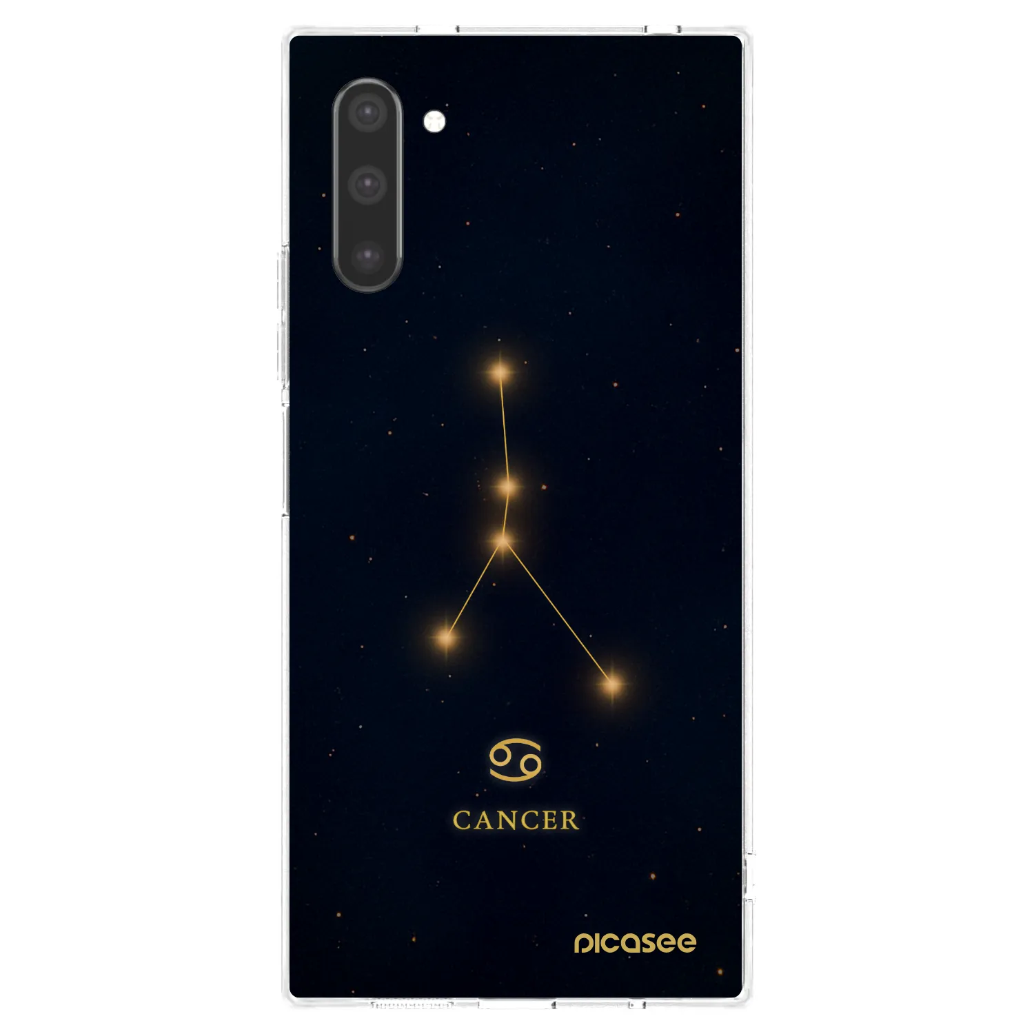 Picasee silikonska prozirna maskica za Samsung Galaxy Note 10 N970F - CANCER