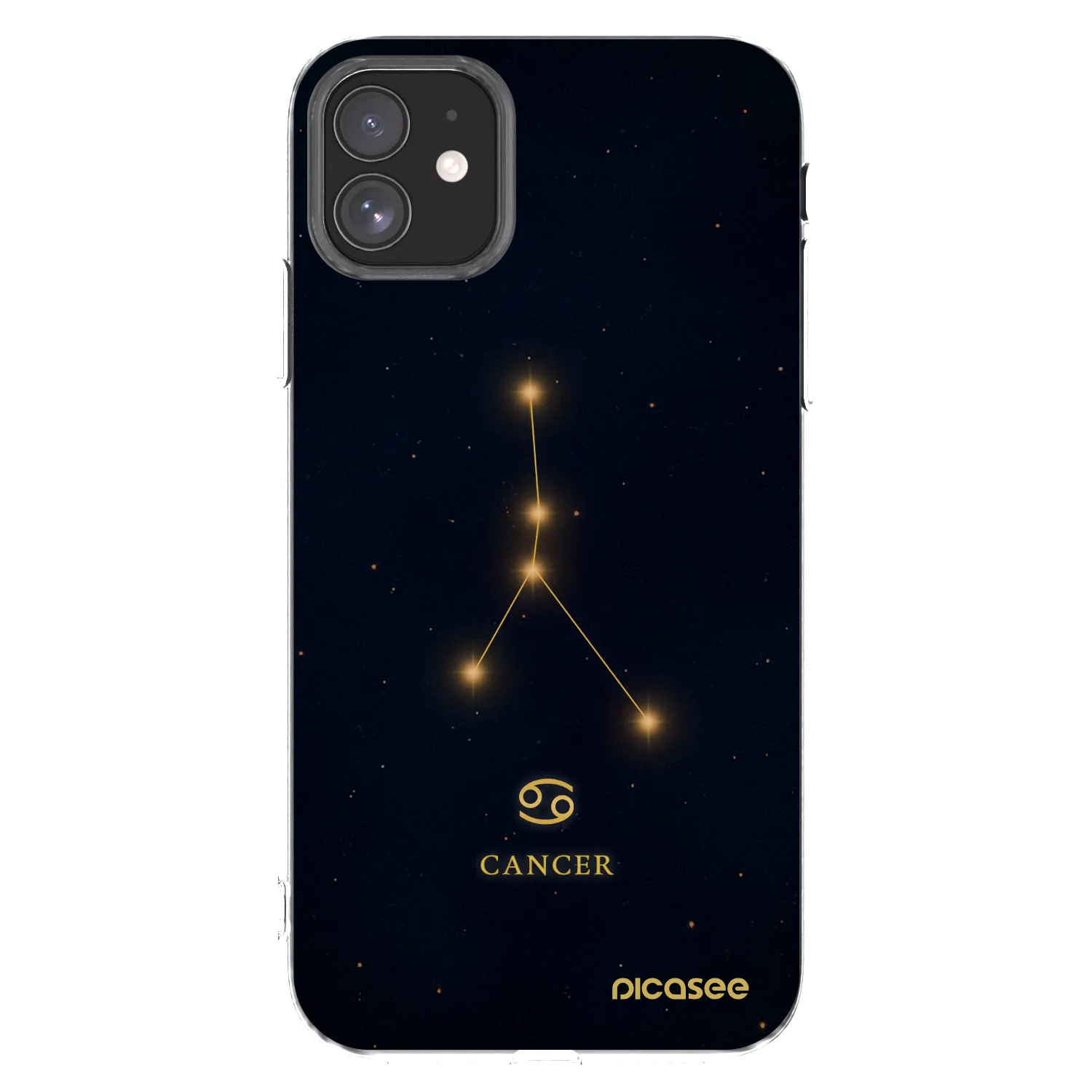 Picasee silikonska prozirna maskica za Apple iPhone 11 - CANCER
