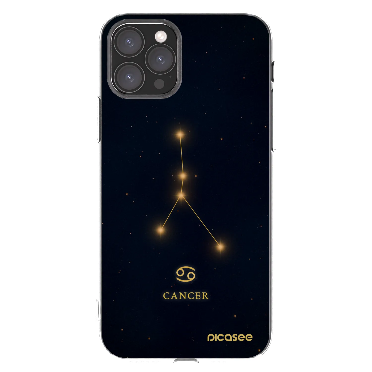 Picasee silikonska prozirna maskica za Apple iPhone 11 Pro - CANCER