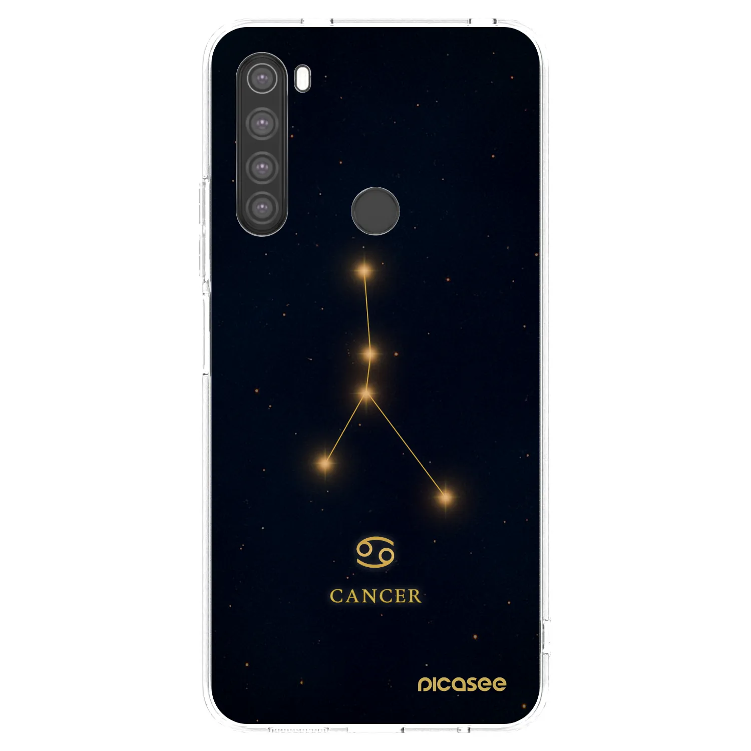 Picasee silikonska prozirna maskica za Xiaomi Redmi Note 8 - CANCER
