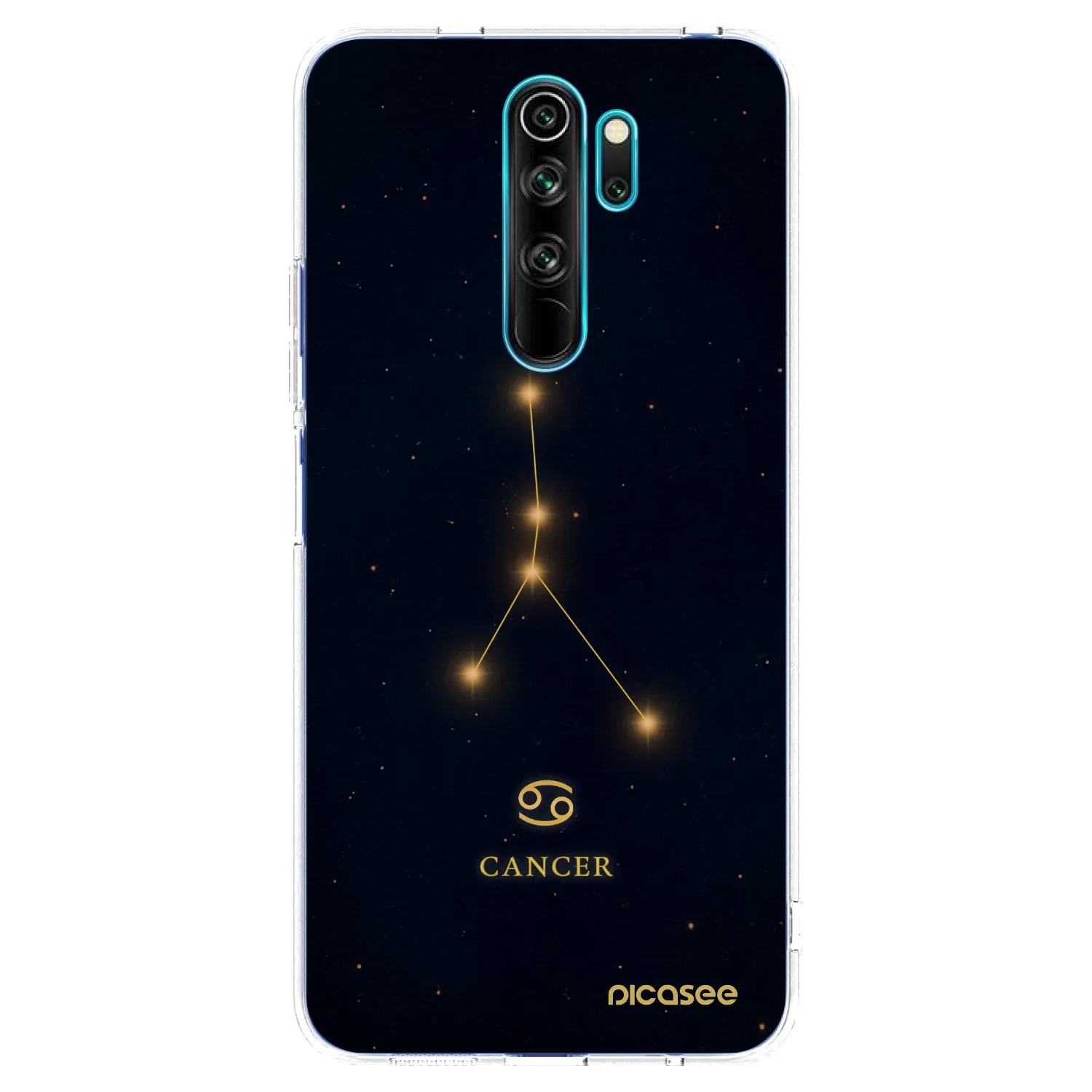 Picasee silikonska prozirna maskica za Xiaomi Redmi Note 8 Pro - CANCER