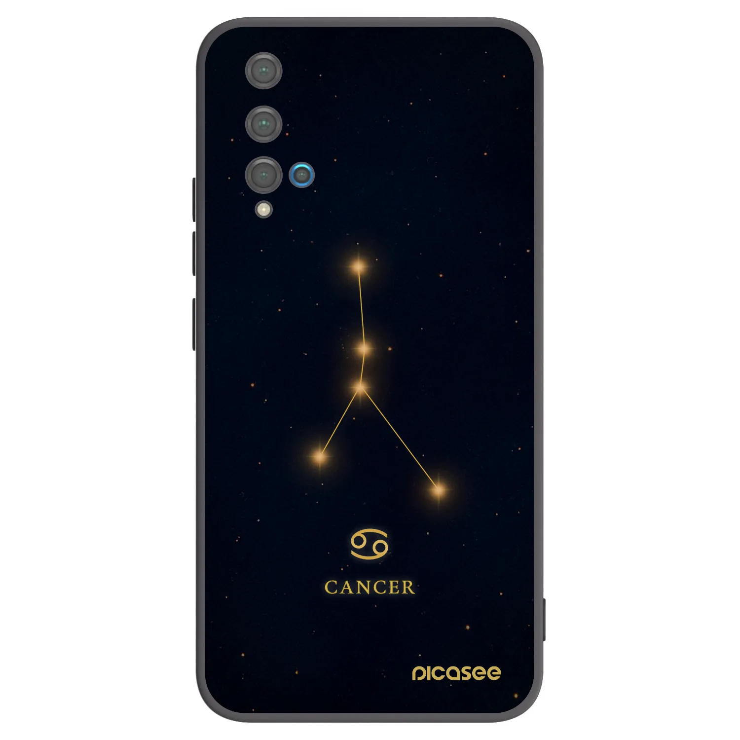 Picasee crna silikonska maskica za Huawei Nova 5T - CANCER