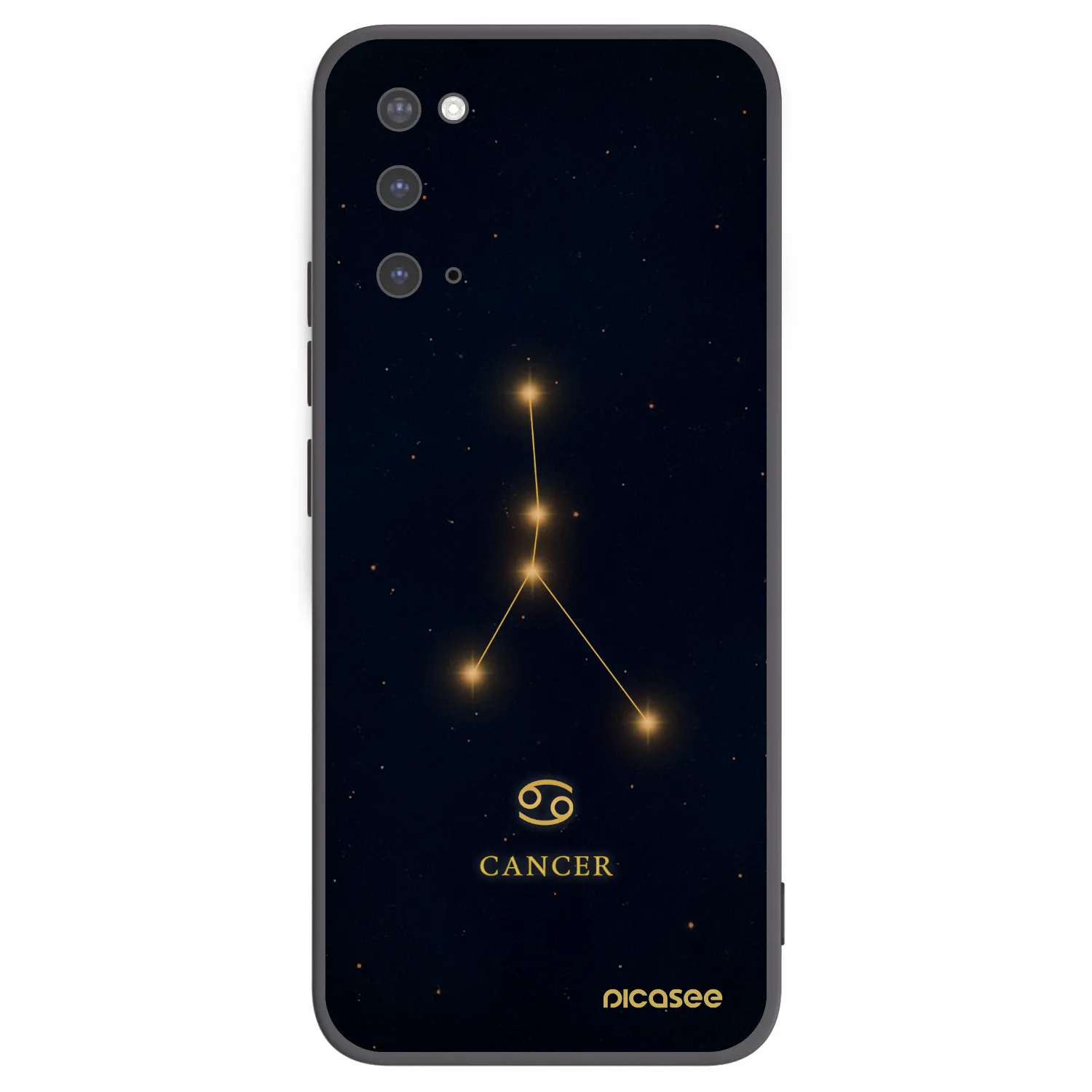 Picasee crna silikonska maskica za Samsung Galaxy S20 G980F - CANCER