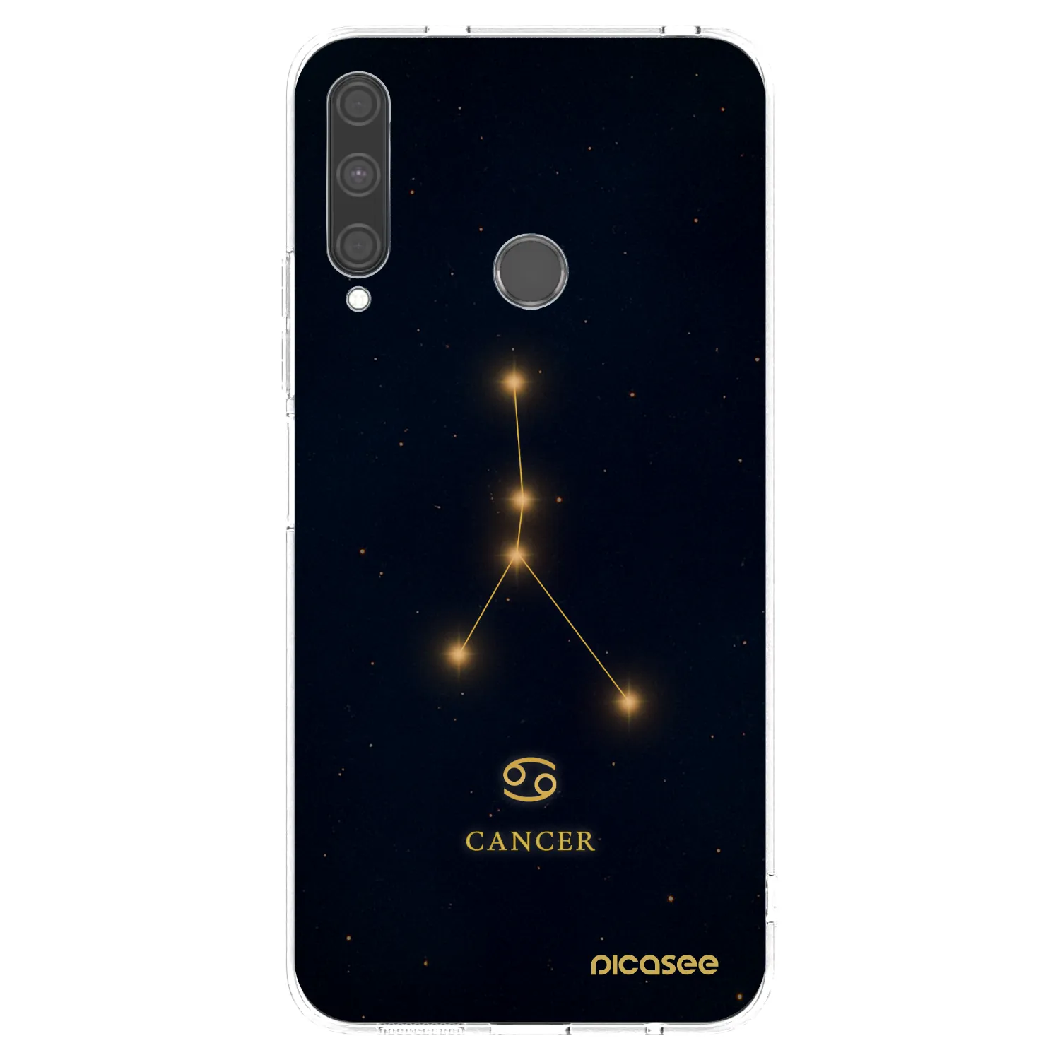Picasee silikonska prozirna maskica za Huawei P40 Lite E - CANCER