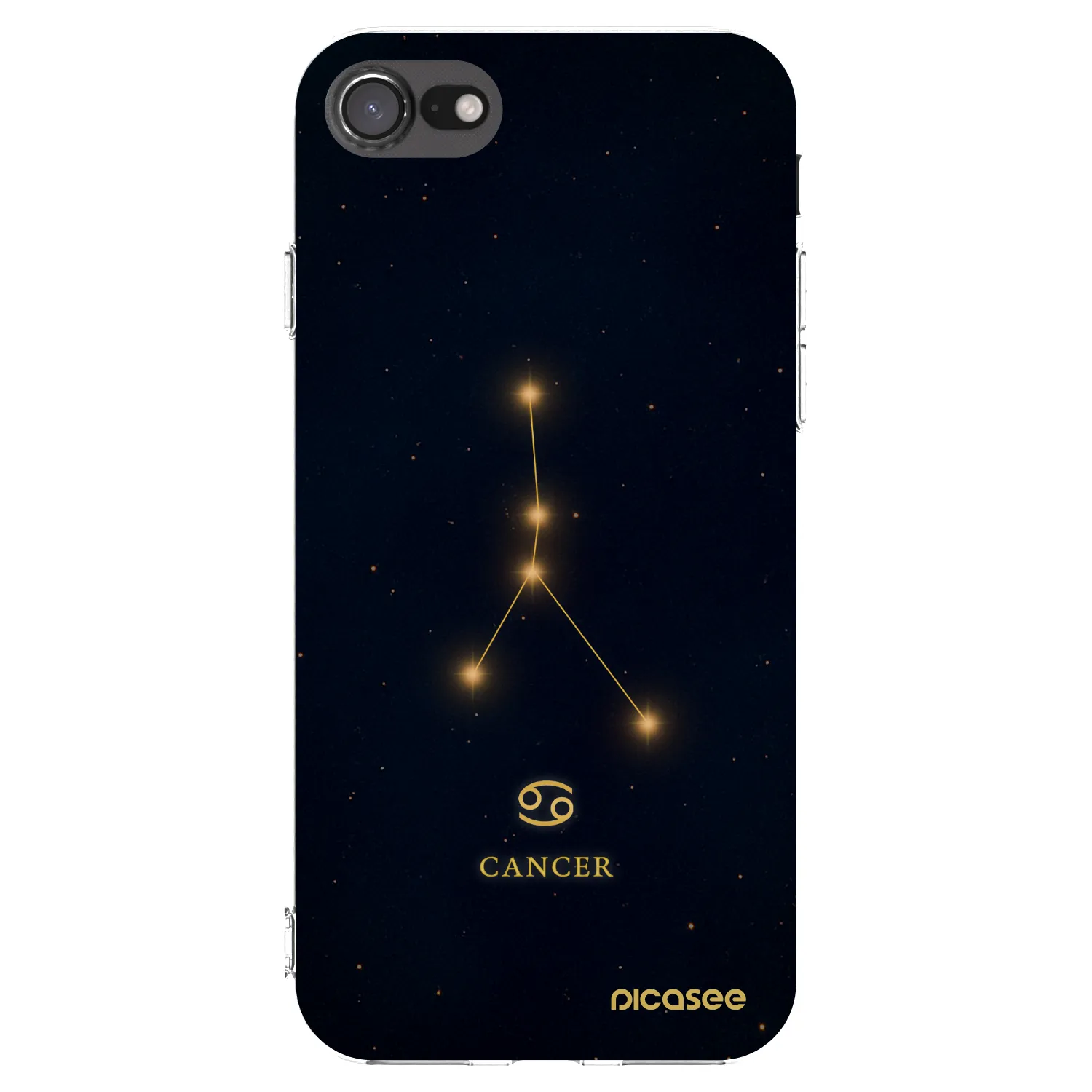 Picasee silikonska prozirna maskica za Apple iPhone SE 2020 - CANCER