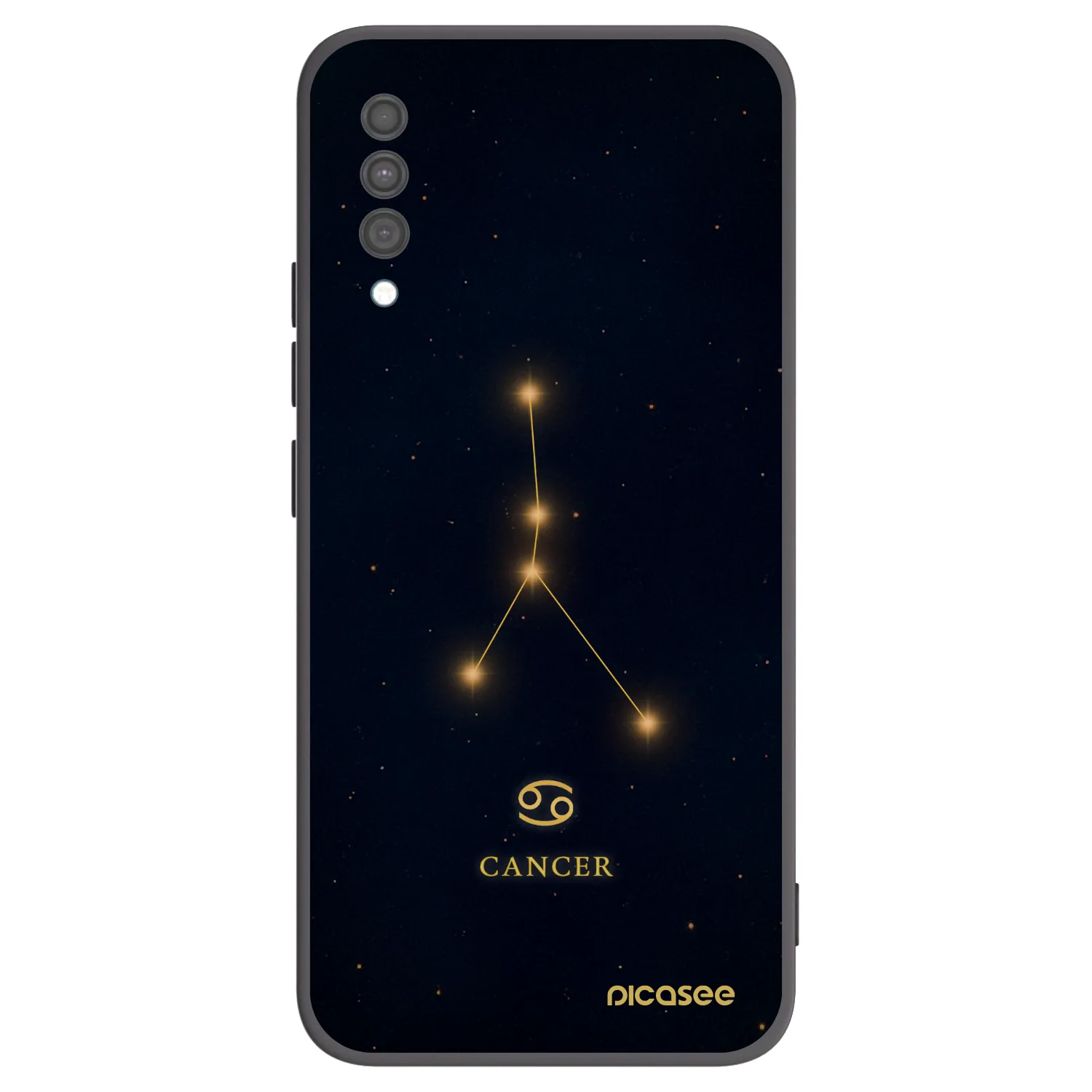 Picasee crna silikonska maskica za Samsung Galaxy A30s A307F - CANCER