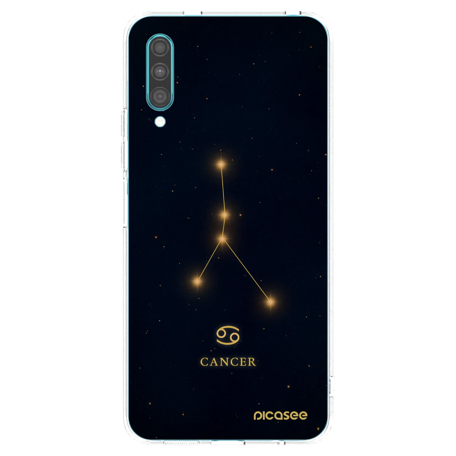 Picasee silikonska prozirna maskica za Samsung Galaxy A30s A307F - CANCER