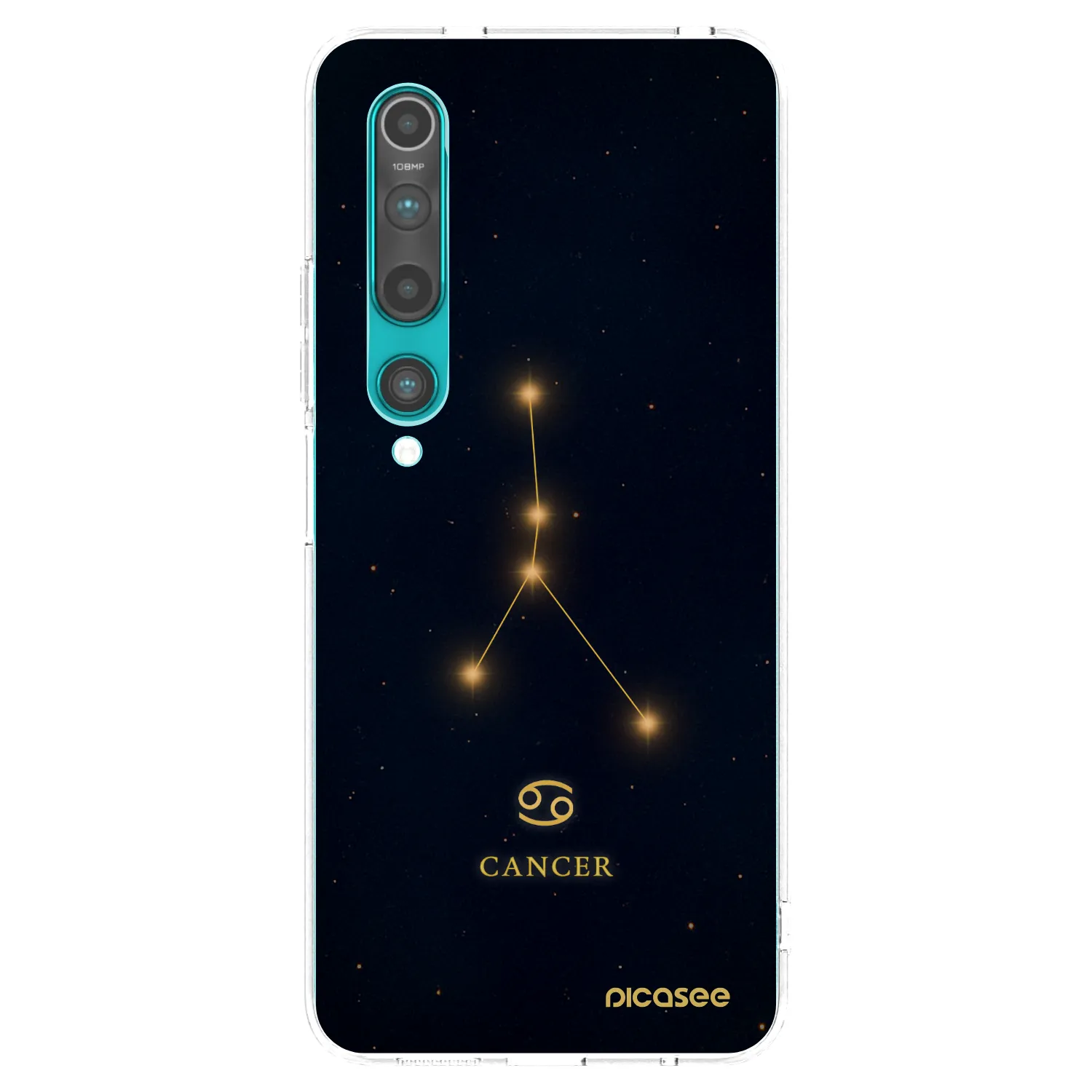 Picasee silikonska prozirna maskica za Xiaomi Mi 10 - CANCER