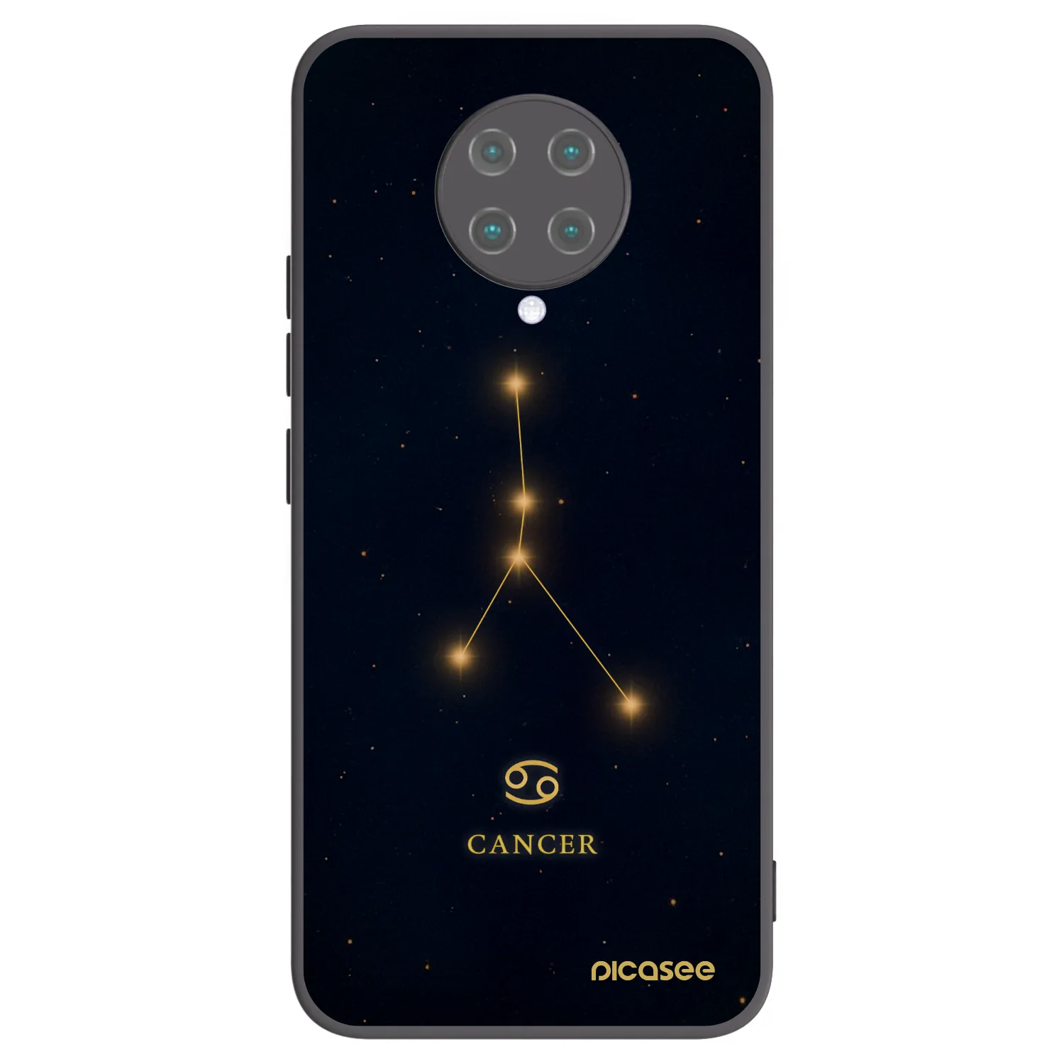 Picasee crna silikonska maskica za Xiaomi Poco F2 Pro - CANCER