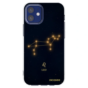 Picasee silikonska prozirna maskica za Apple iPhone 12 mini - LEO