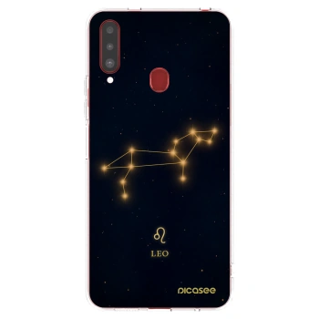 Picasee silikonska prozirna maskica za Samsung Galaxy A20s - LEO