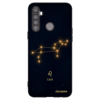 Picasee crna silikonska maskica za Realme 6i - LEO