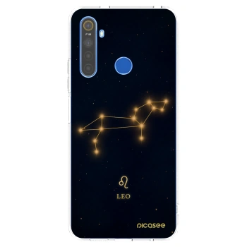 Picasee silikonska prozirna maskica za Realme 5 - LEO