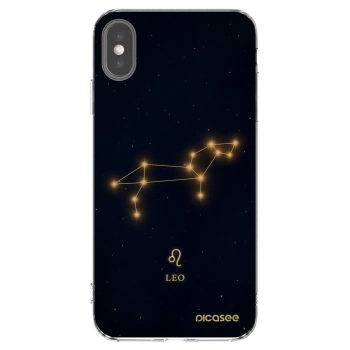 Picasee silikonska prozirna maskica za Apple iPhone XS Max - LEO