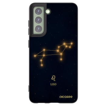 Picasee crna silikonska maskica za Samsung Galaxy S21 FE 5G - LEO