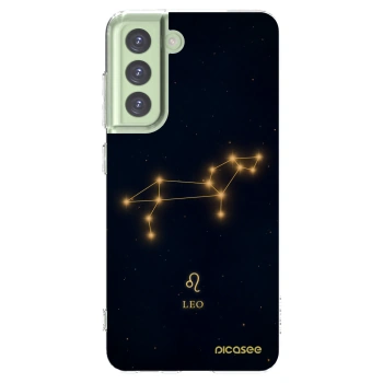 Picasee silikonska prozirna maskica za Samsung Galaxy S21 FE 5G - LEO