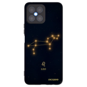 Picasee crna silikonska maskica za Honor X8 4G - LEO