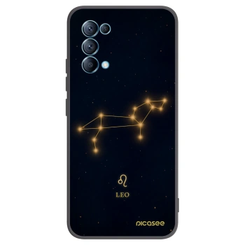 Picasee crna silikonska maskica za OPPO Reno 5 5G - LEO