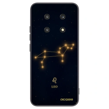 Picasee crna silikonska maskica za Honor Magic4 Lite 5G - LEO