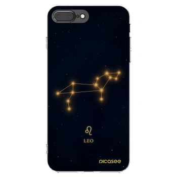 Picasee silikonska prozirna maskica za Apple iPhone 8 Plus - LEO