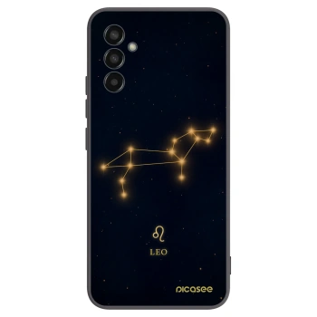 Picasee crna silikonska maskica za Samsung Galaxy M13 M135F - LEO