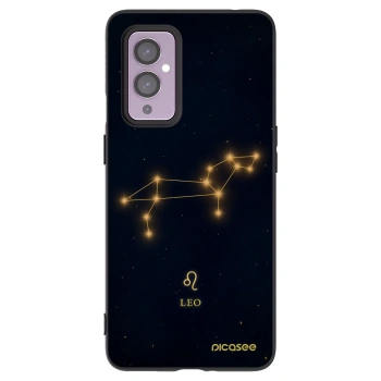 Picasee crna silikonska maskica za OnePlus 9 - LEO