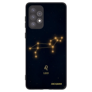 Picasee crna silikonska maskica za Samsung Galaxy A73 5G - LEO