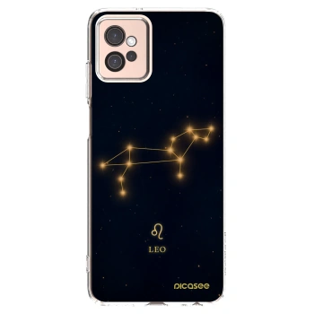 Picasee silikonska prozirna maskica za Motorola Moto G32 - LEO